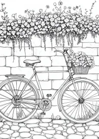 Coloriage motif floral pour adulte à télécharger en PDF gratuit