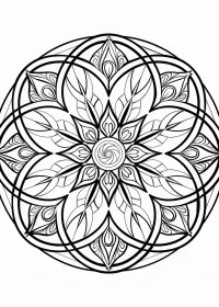 Mandala zen anti-stress pour adulte à imprimer gratuitement