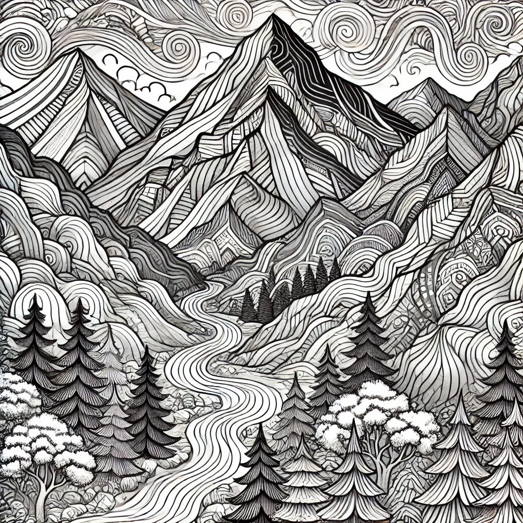Coloriage adulte anti-stress