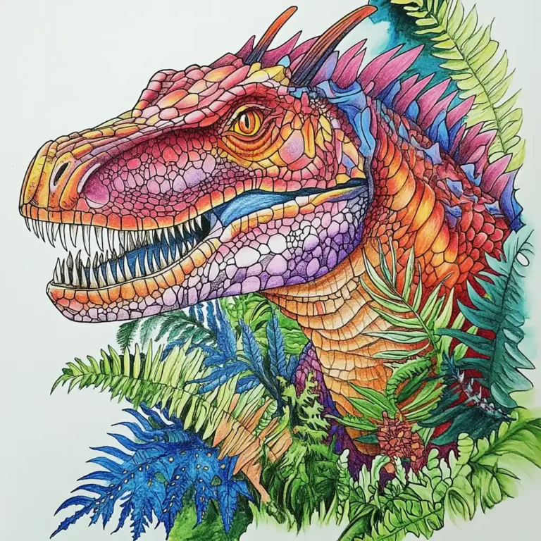 Coloriage dinosaure