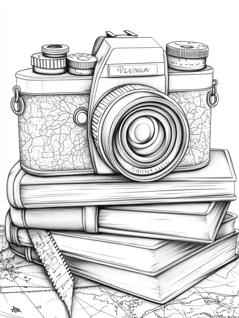coloriage-magique-pour-adulte-appareil-photo-vintage