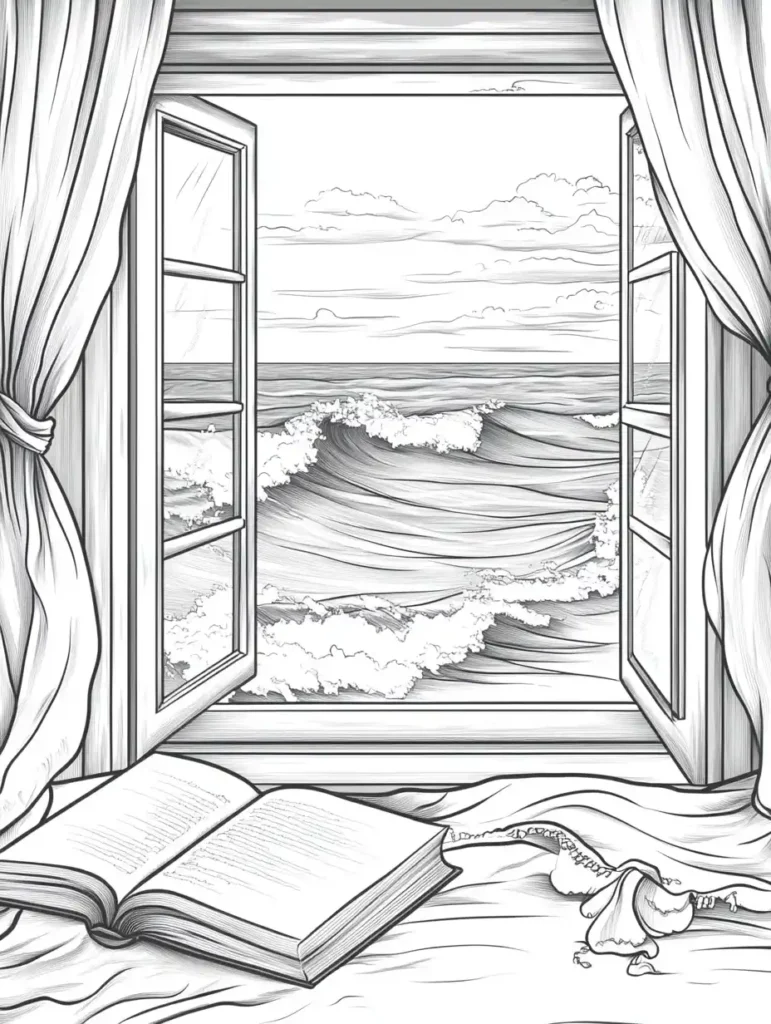 coloriage-magique-pour-adulte-vue-mer-livre