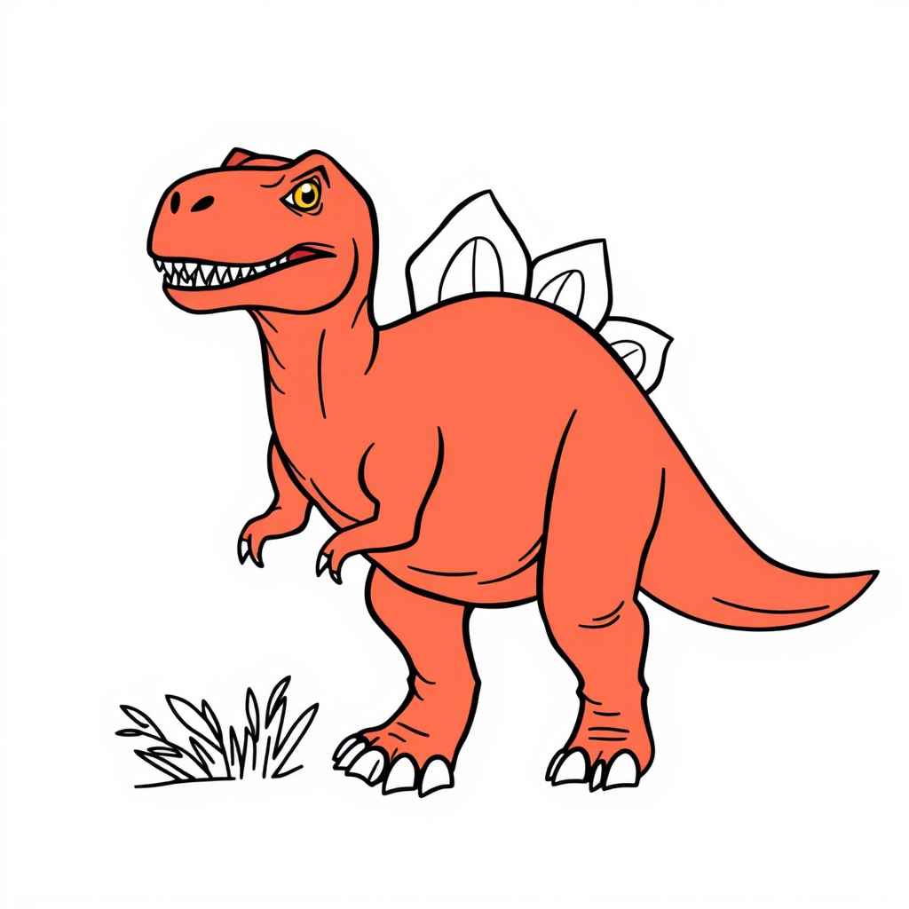 dinosaure coloriage