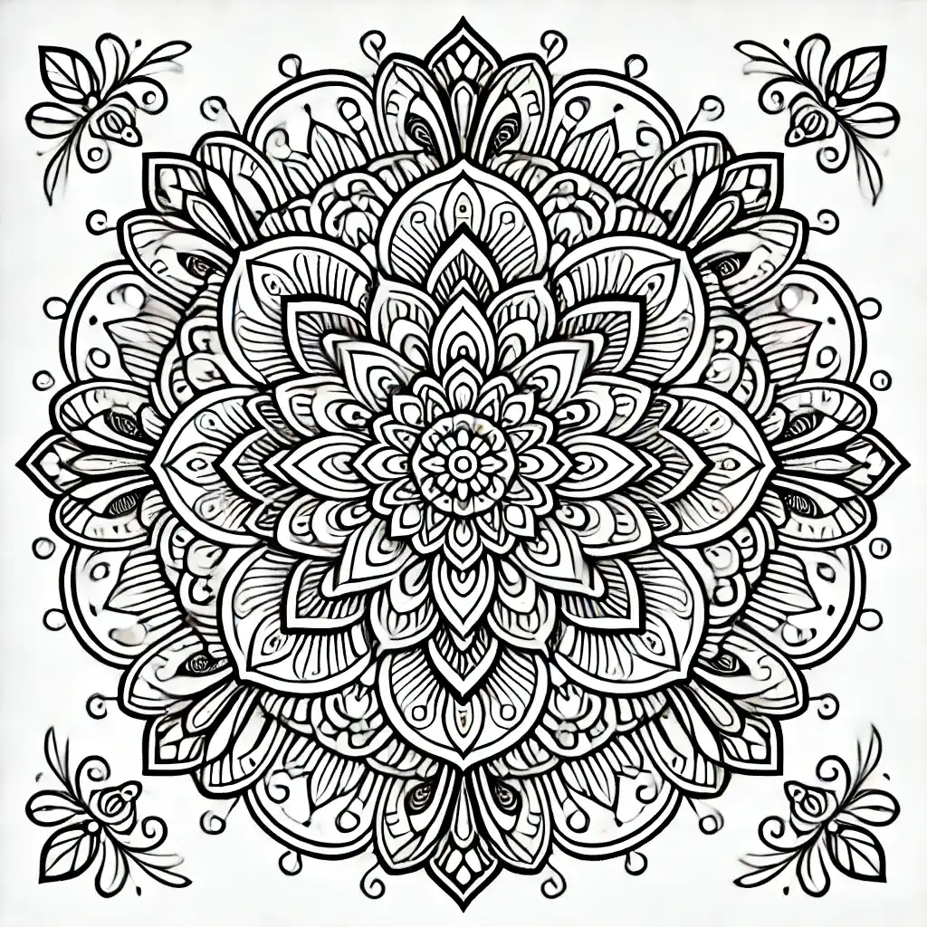  mandala à colorier