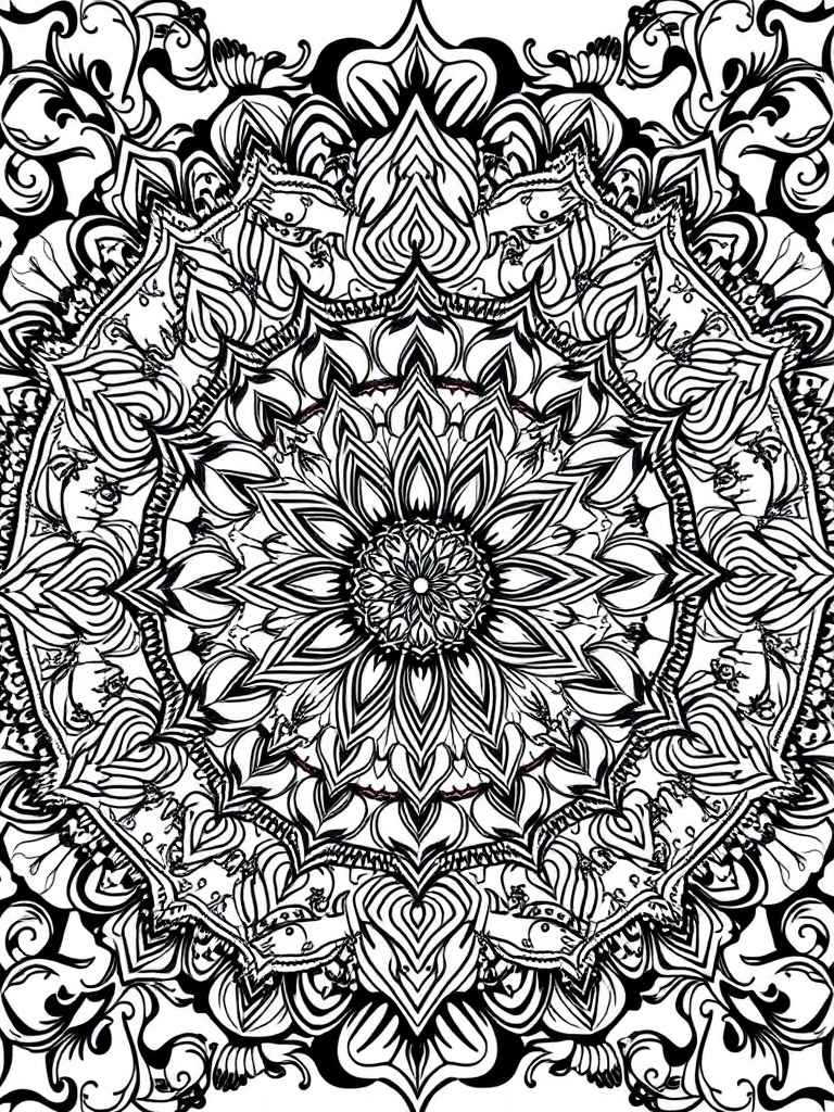 coloriage anti stress pour adulte