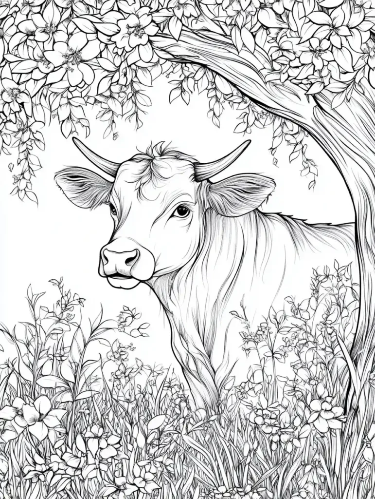 animaux de la ferme coloriage