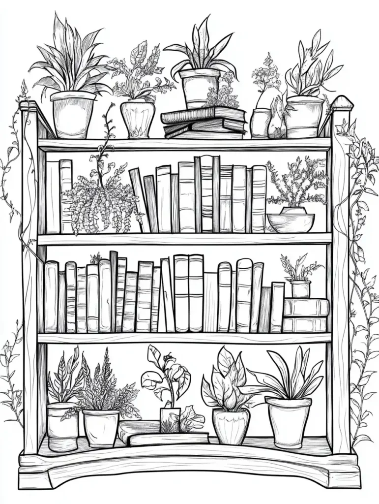 Une bibliothèque remplie de livres