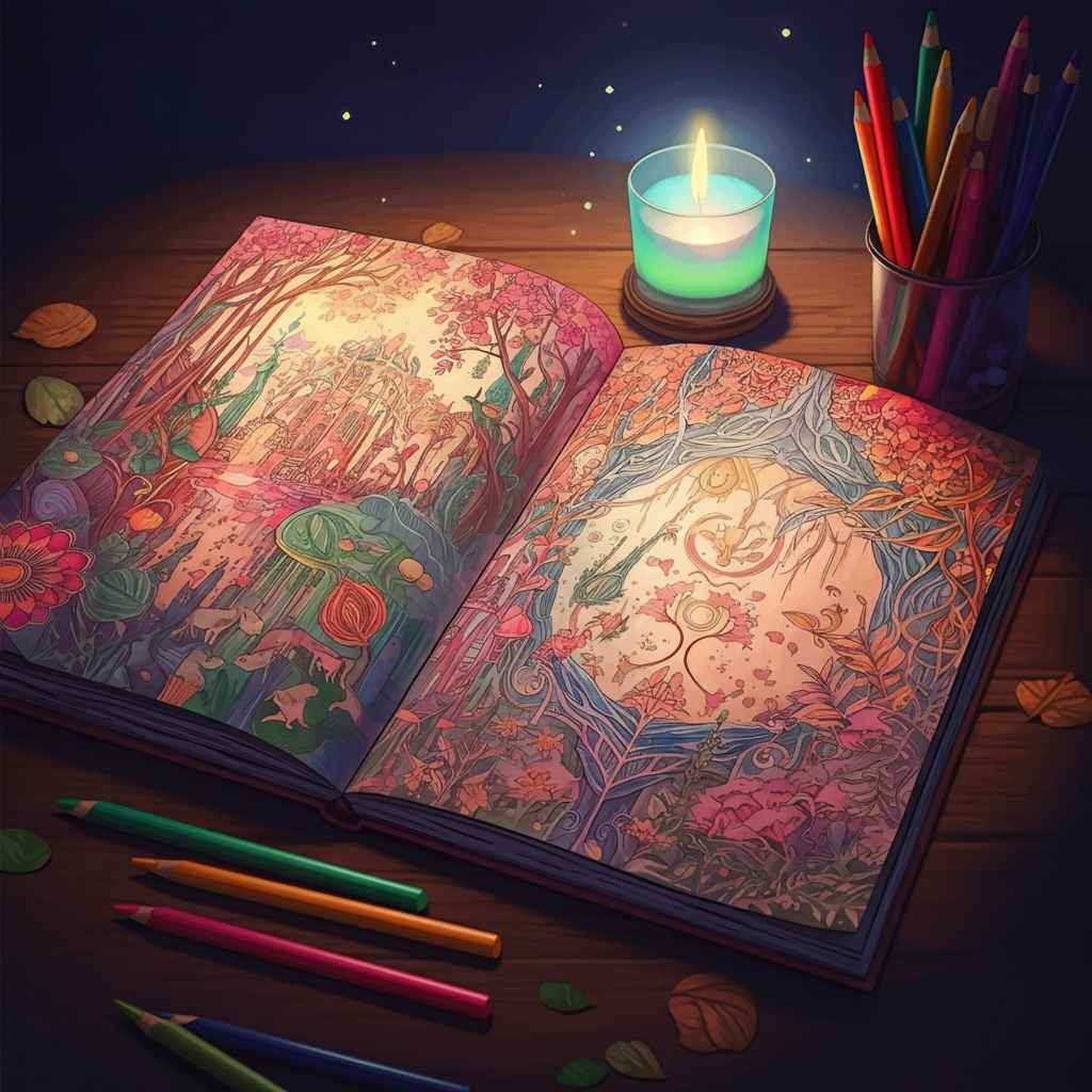 coloriages-pour-adultes-magie-crepusculaire