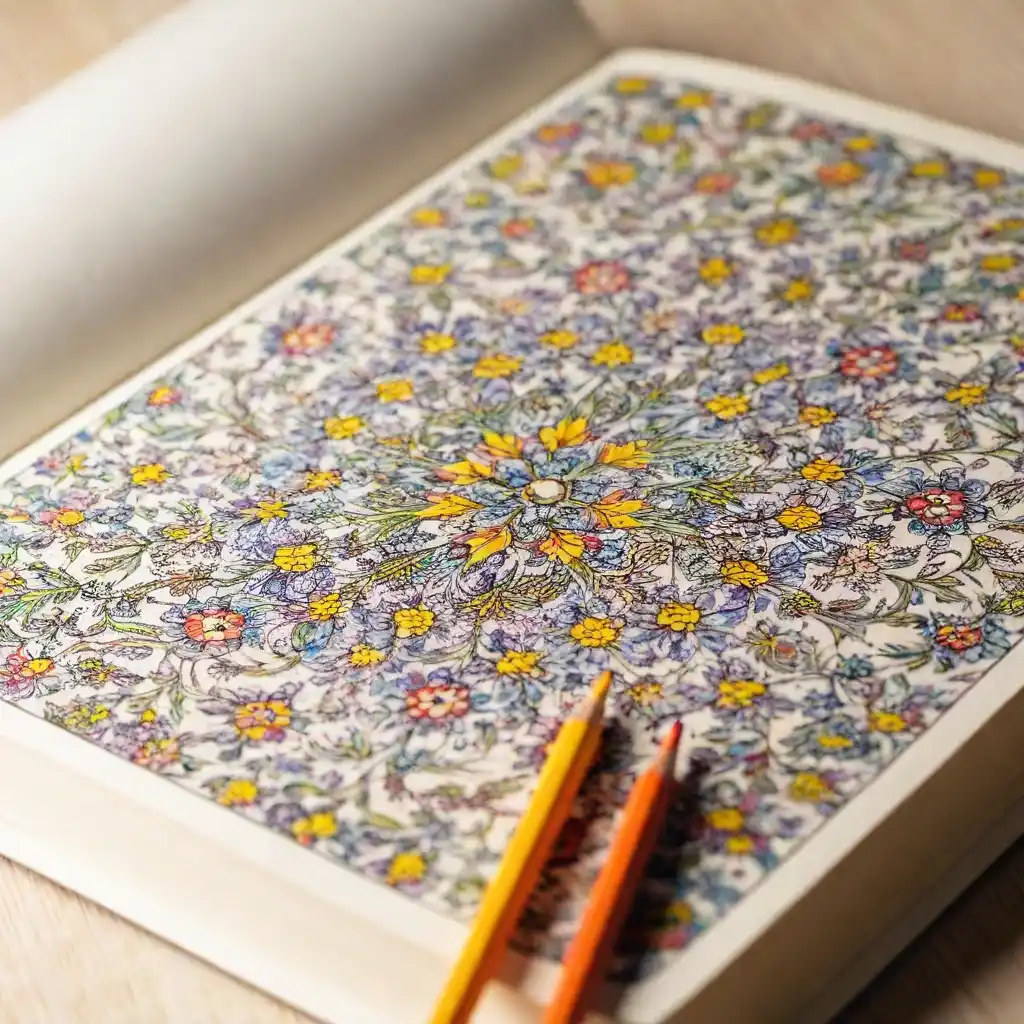 coloriages-pour-adultes-mandala-fleuri-detail